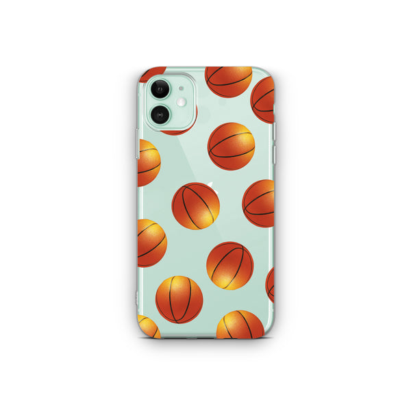 iPhone Case Clear Rubber Samsung Galaxy - Basketball Case