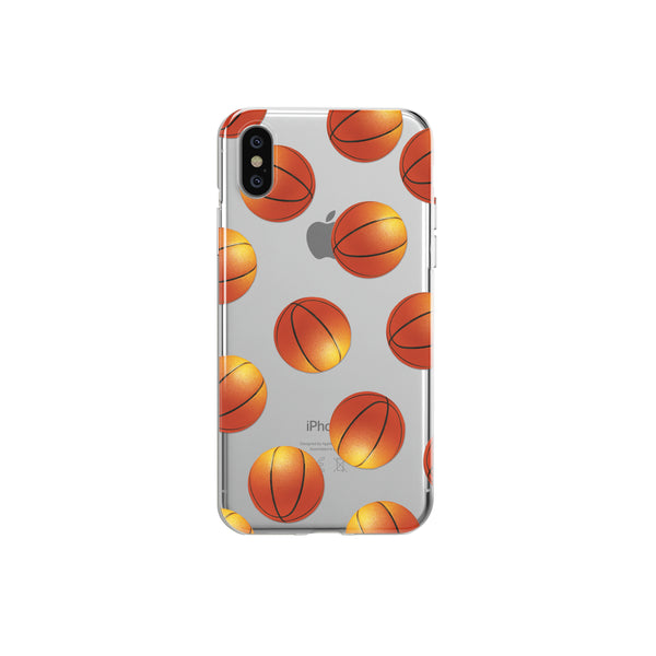 iPhone Case Clear Rubber Samsung Galaxy - Basketball Case