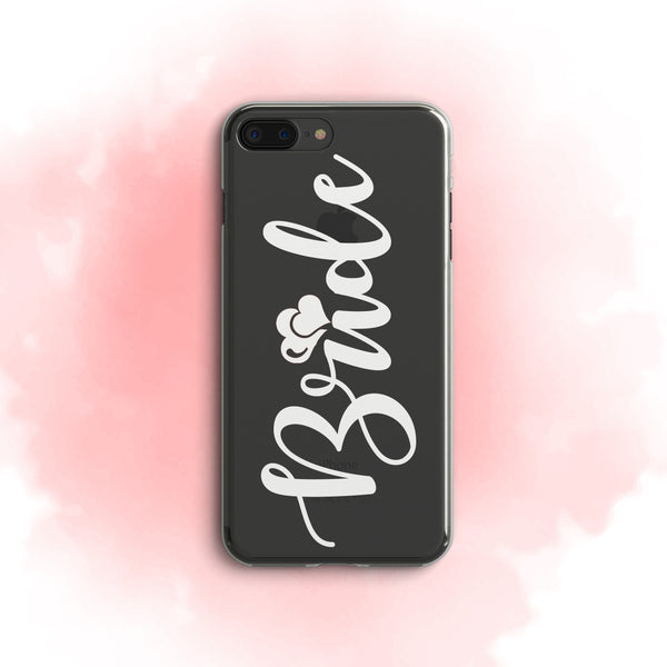 iPhone Case Clear Rubber Samsung Galaxy - Bride Case