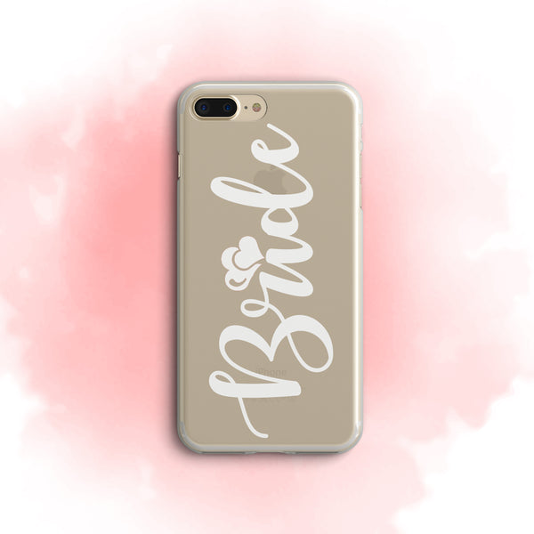 iPhone Case Clear Rubber Samsung Galaxy - Bride Case