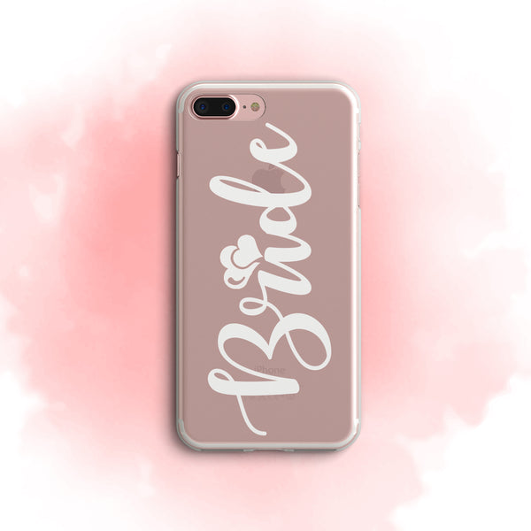 iPhone Case Clear Rubber Samsung Galaxy - Bride Case
