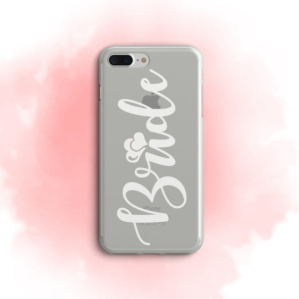 iPhone Case Clear Rubber Samsung Galaxy - Bride Case