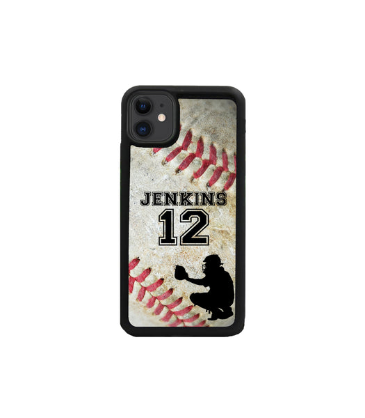 iPhone Case Samsung Galaxy - Personalized Baseball Catcher Case
