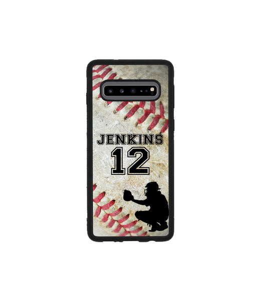 iPhone Case Samsung Galaxy - Personalized Baseball Catcher Case