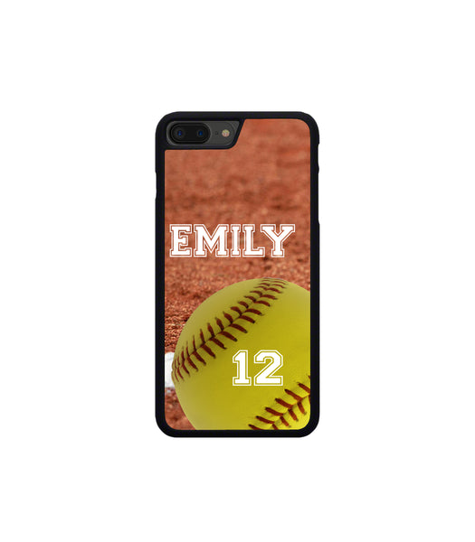 iPhone Case Samsung Galaxy - Personalized Softball Case