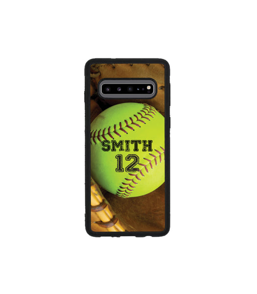 iPhone Case Samsung Galaxy - Personalized Softball Case