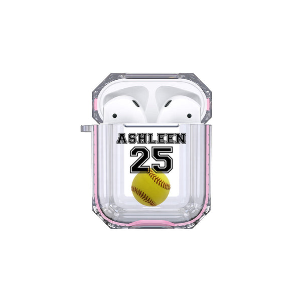 Airpods - Personalized Softball Tough Case
