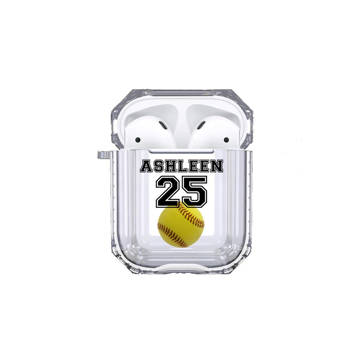 Protective Customized Sports Airpod Case Softball Name and Number Airp –  AydexiDesign