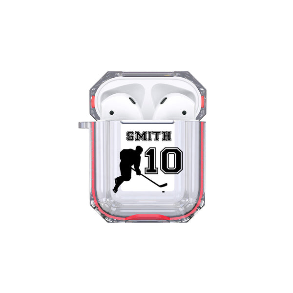 Airpods - Personalized Hockey Player Tough Case