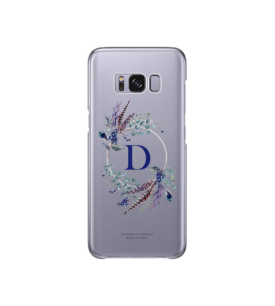 iPhone Case Clear Rubber Samsung Galaxy - Personalized Initial Case