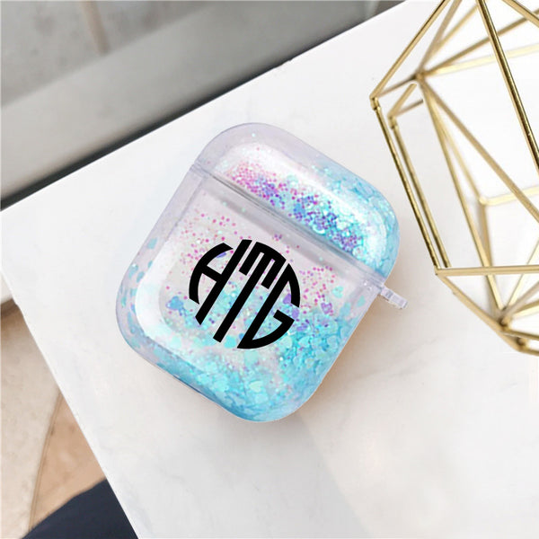 AirPods - Personalized Monogram Glitter AirPods