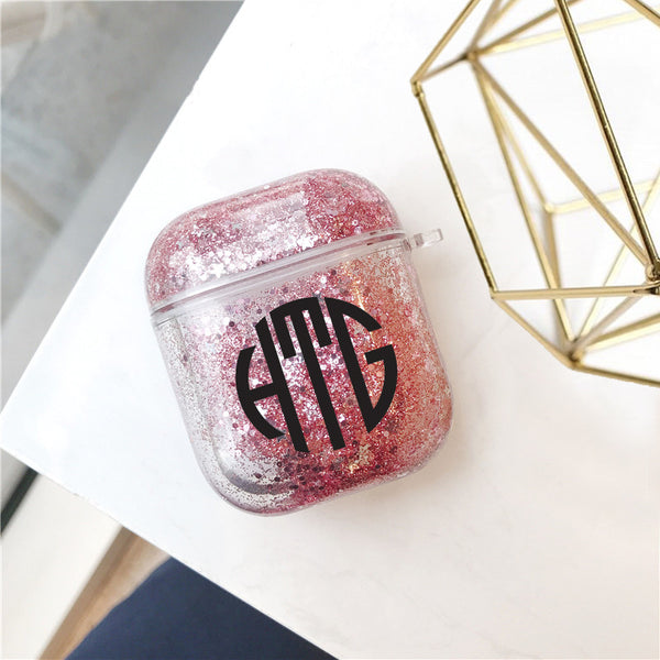 AirPods - Personalized Monogram Glitter AirPods