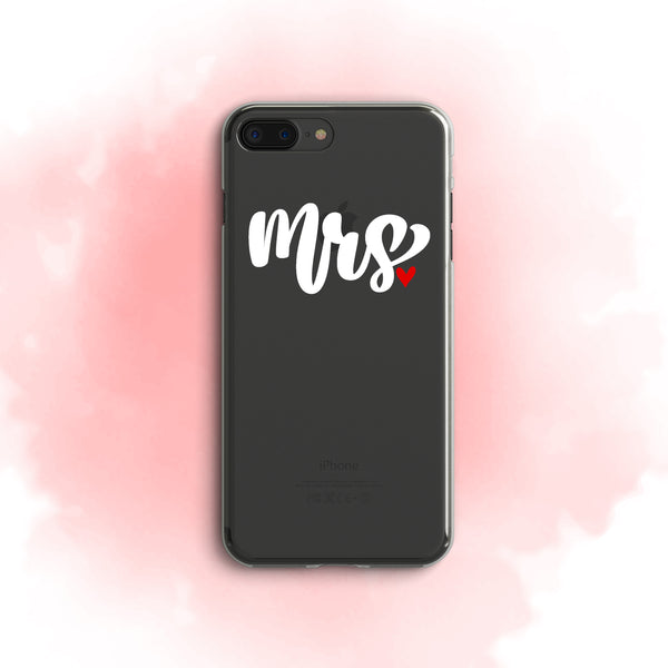 iPhone Case Clear Rubber Samsung Galaxy - Mrs. Case
