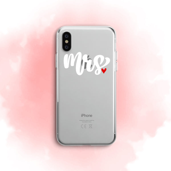 iPhone Case Clear Rubber Samsung Galaxy - Mrs. Case
