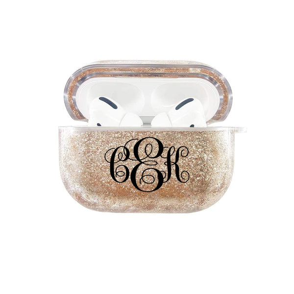 AirPods Pro - Personalized Monogram Glitter AirPods Pro