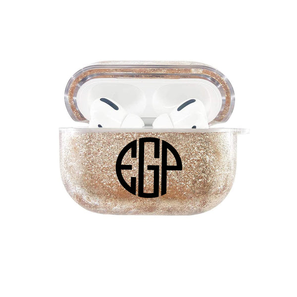 AirPods Pro - Personalized Monogram Glitter AirPods Pro
