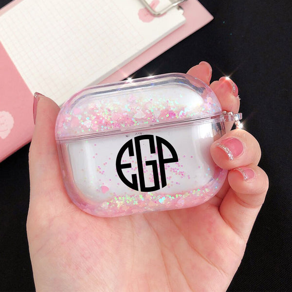 AirPods Pro - Personalized Monogram Glitter AirPods Pro