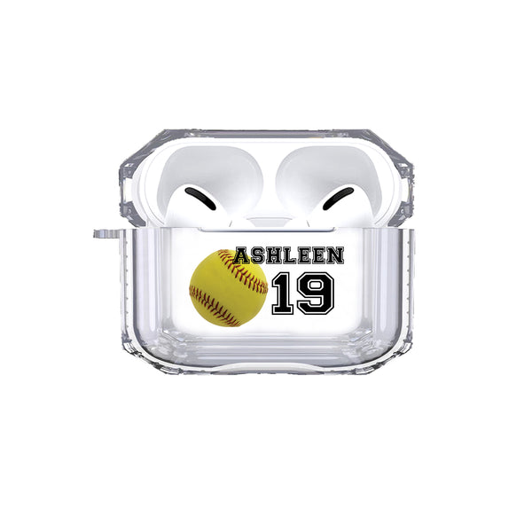 AirPods Pro - Personalized Softball Tough Case