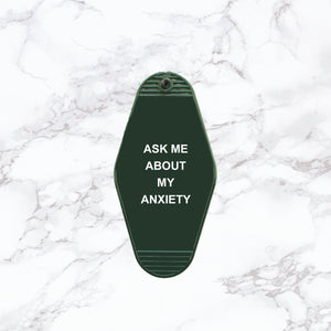 Key Tag | Ask Me About My Anxiety