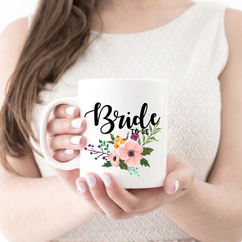 Mug - Bride To Be Floral