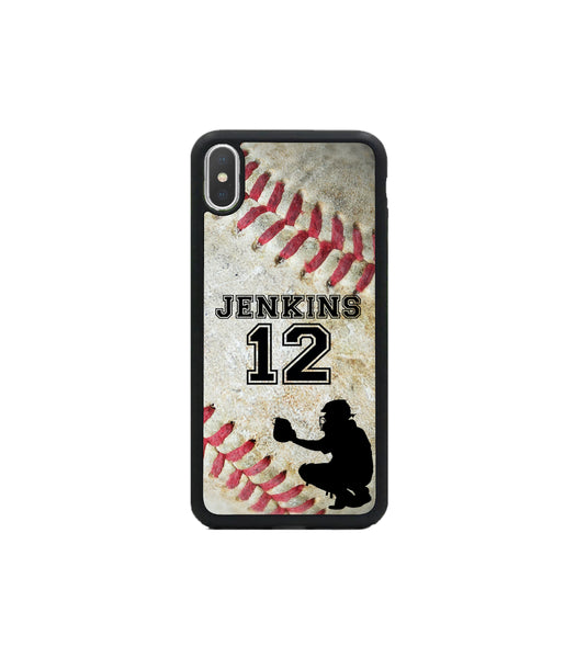 iPhone Case Samsung Galaxy - Personalized Baseball Catcher Case