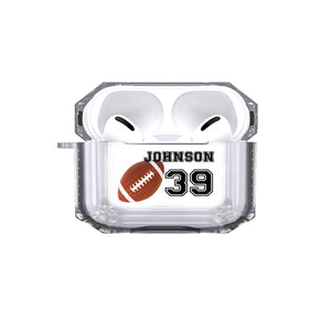 AirPods Pro - Personalized Football Tough Case