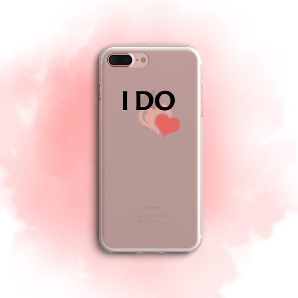 iPhone Case Clear Rubber Samsung Galaxy - I Do Case