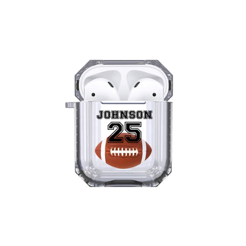 Airpods - Personalized Football Tough Case