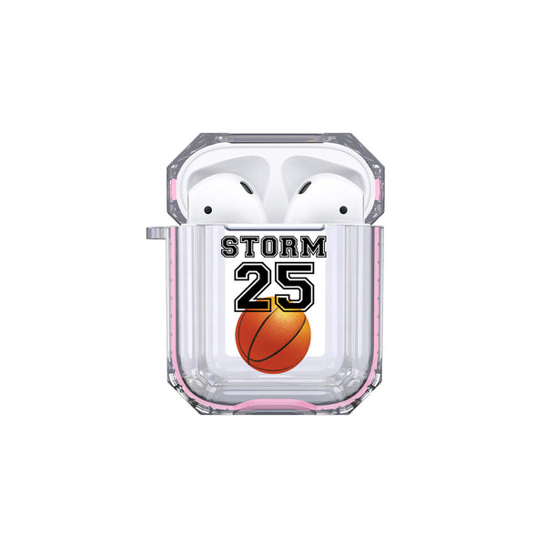 Protective Customized Sports Airpod Case Basketball Name and Number Airpods Case Personalized Gift for Basketball Player Coach Mom Dad Fan
