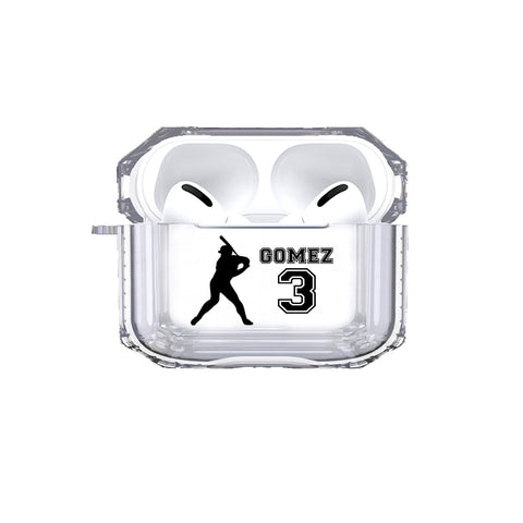 Airpods Pro - Personalized Baseball Player Tough Case