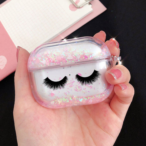 Airpods Pro Glitter - Lashes Glitter Case