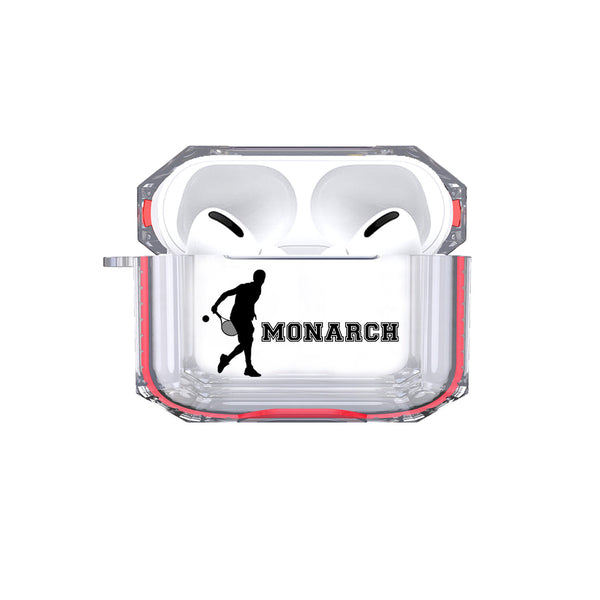 Protective Customized Sports AirpodS Pro Case Tennis Name Air pods Pro Case Personalized Gift for Tennis Player Coach Mom Dad Fan Sport ball