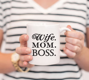 Mug : Wife Mom Boss