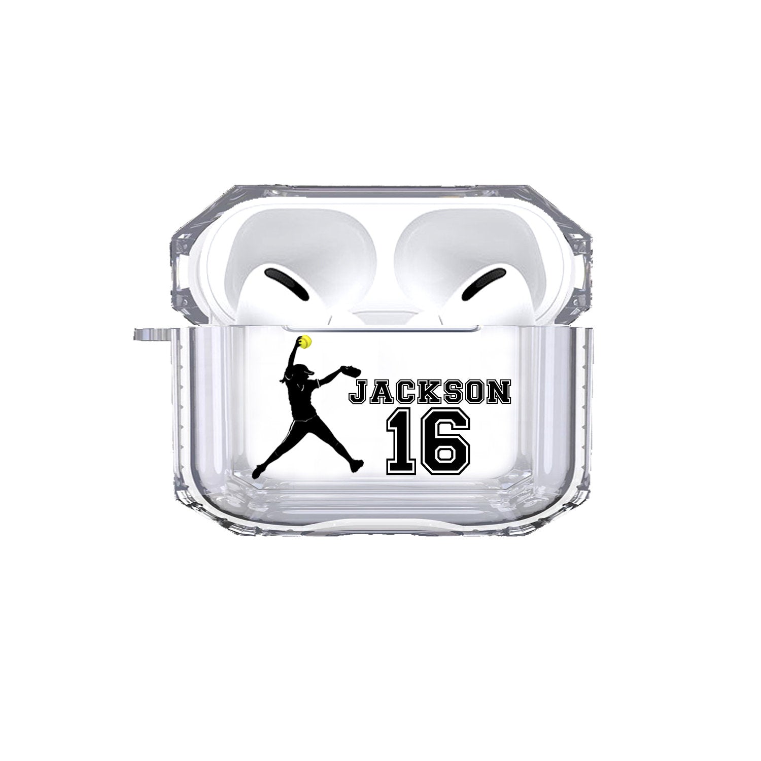 Airpods Pro - Personalized Softball Pitcher Tough Case
