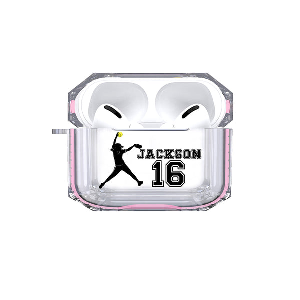 Airpods Pro - Personalized Softball Pitcher Tough Case