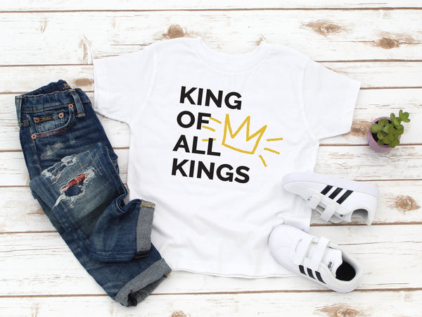 King of All Kings Kids Tee. Unisex Kids Clothing.