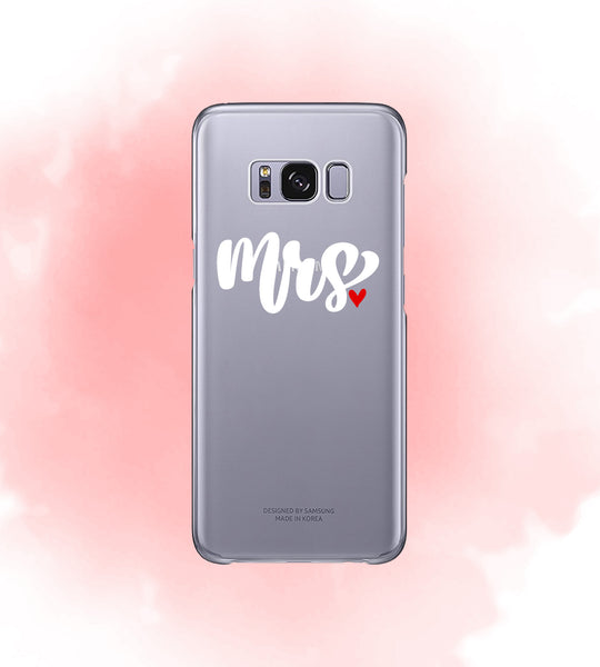 iPhone Case Clear Rubber Samsung Galaxy - Mrs. Case