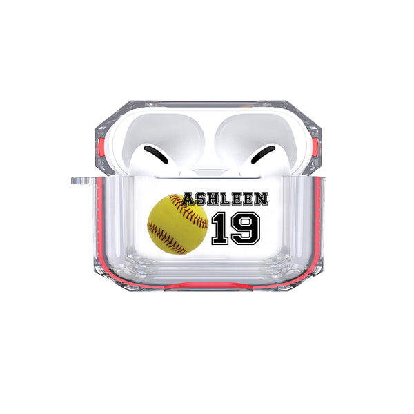 AirPods Pro - Personalized Softball Tough Case